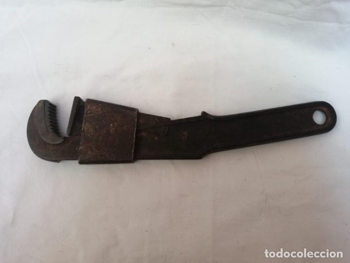 Antig&uuml;edades: RARA ANTIGUA LLAVE INGLESA - Foto 2