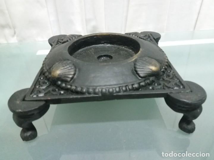 Antig&uuml;edades: SOPORTE VEL&Oacute;N HIERRO - Foto 2