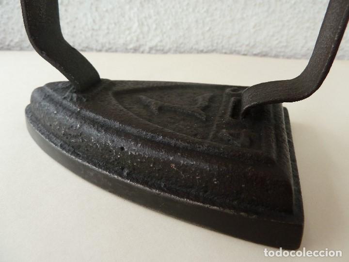 Antig&uuml;edades: ANTIGUA PLANCHA DE HIERRO FUNDIDO-&uml;L&uml; - Foto 5