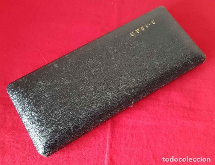 Antig&uuml;edades: JUEGO DE COMPAS antiguo, con estuche de madera - Foto 3