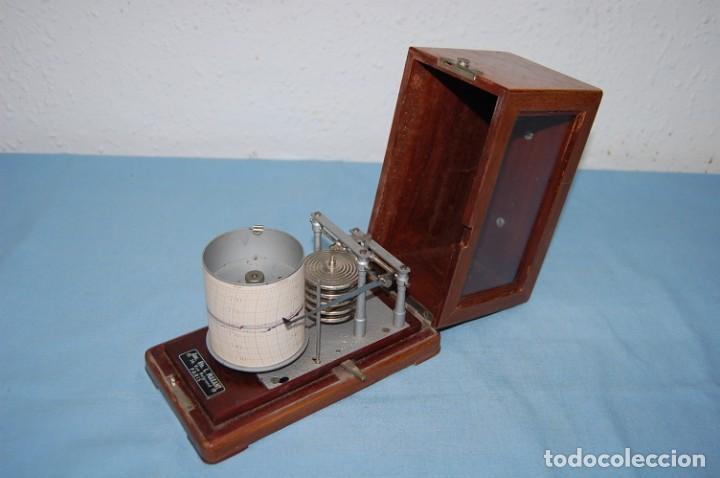 Antig&uuml;edades: ANTIGUO BAROGRAFO CON SELLO - Foto 4