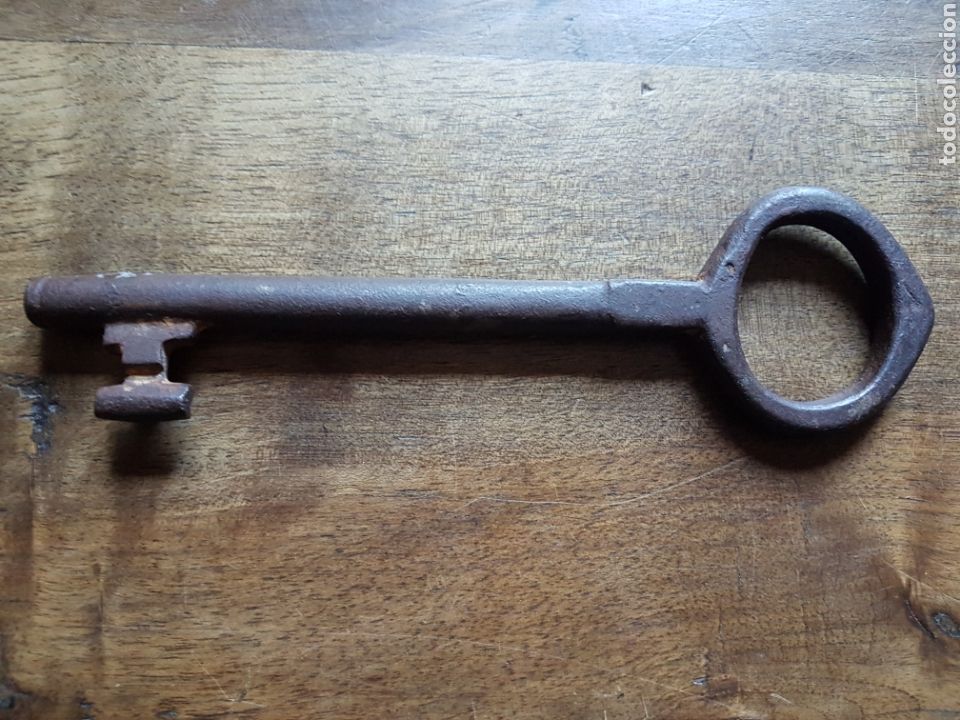 Antig&uuml;edades: Antigua llave forja estilo mudejar - Foto 3