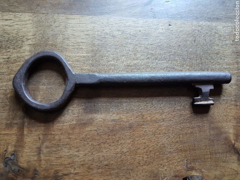 Antig&uuml;edades: Antigua llave forja estilo mudejar - Foto 1