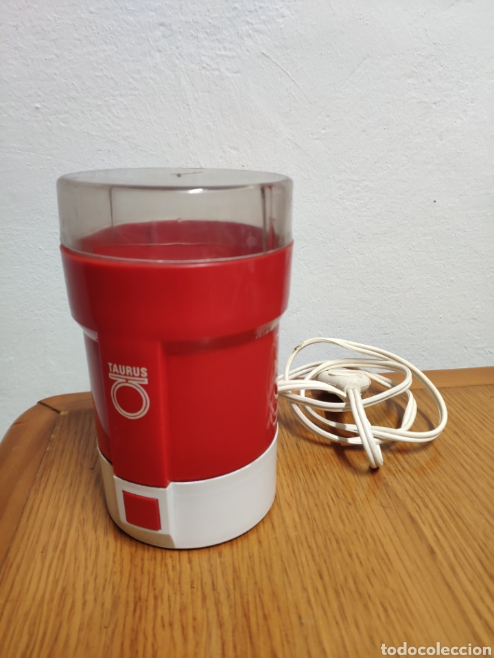 molinillo de café eléctrico vintage rojo años 7 - Compra venta en