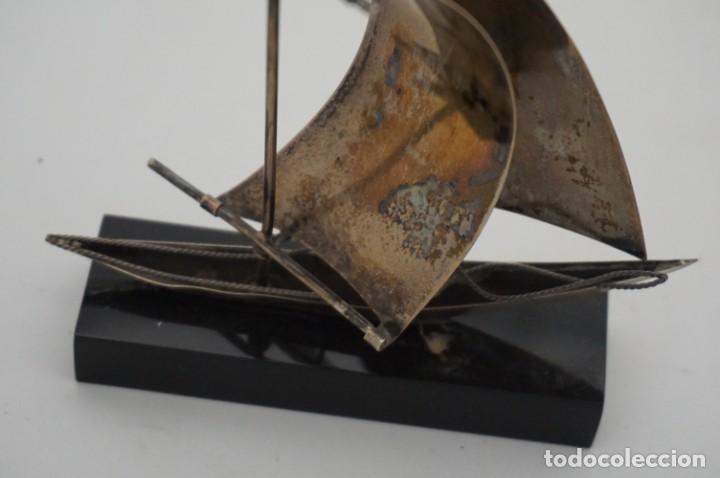 Antig&uuml;edades: FIGURA BARCO PLATA DE LEY N.M.Q - Foto 10