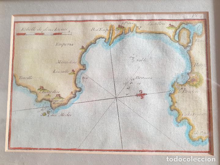 Antig&uuml;edades: ROSE, JOSEPH ROUX, 1764. BAHIA DE ROSAS - Foto 2