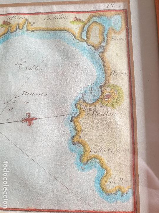 Antig&uuml;edades: ROSE, JOSEPH ROUX, 1764. BAHIA DE ROSAS - Foto 3