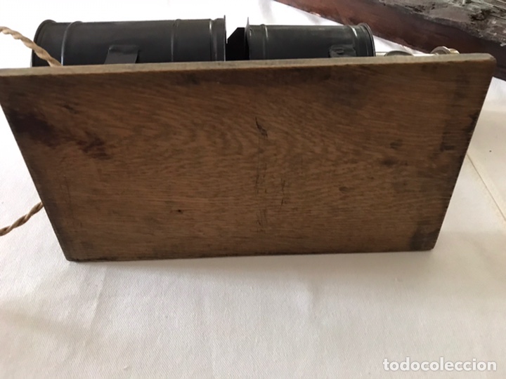 Antig&uuml;edades: Linterna M&aacute;gica de diapositivas de cristal . - Foto 6