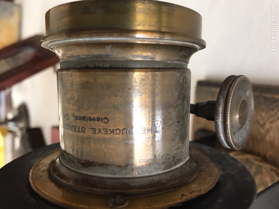 Antig&uuml;edades: Linterna M&aacute;gica de diapositivas de cristal . - Foto 11