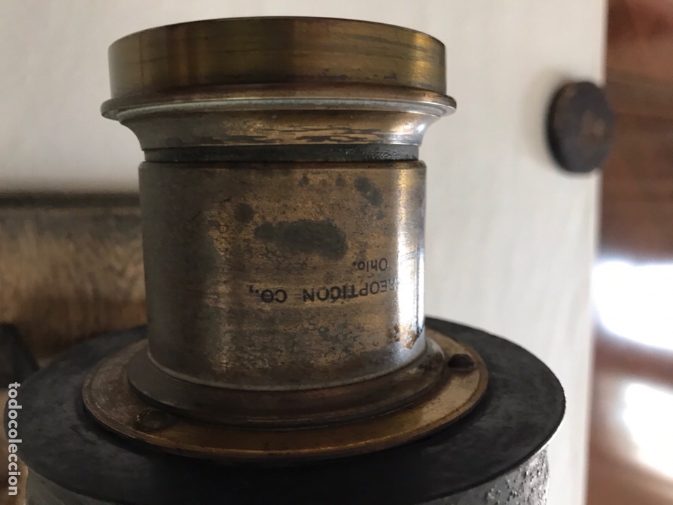Antig&uuml;edades: Linterna M&aacute;gica de diapositivas de cristal . - Foto 12
