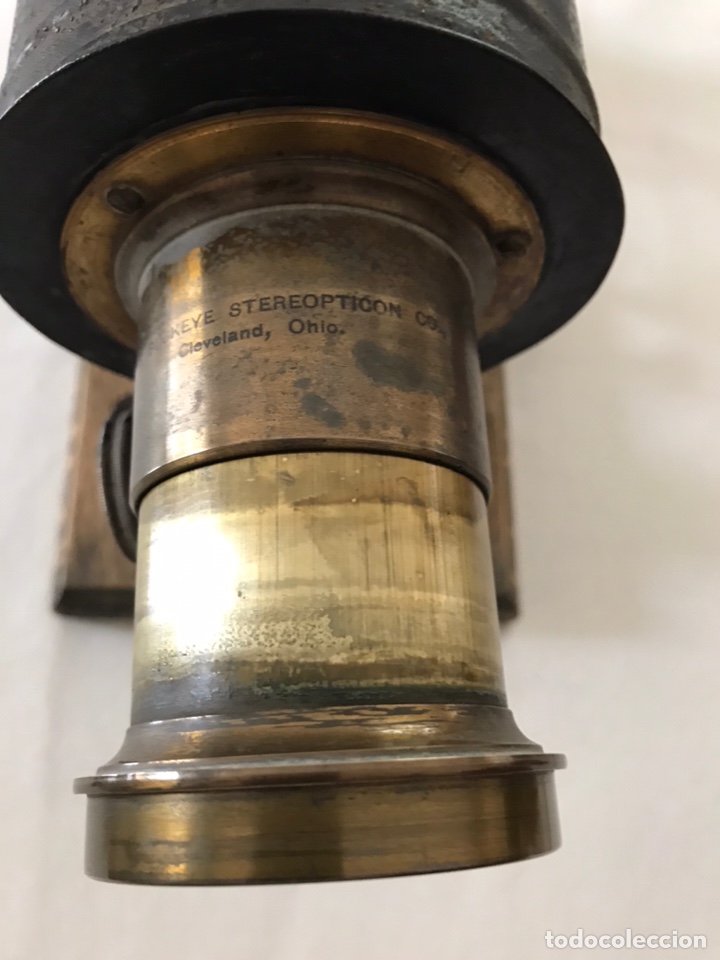 Antig&uuml;edades: Linterna M&aacute;gica de diapositivas de cristal . - Foto 13