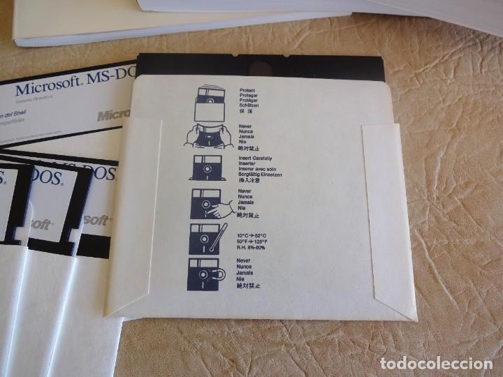 Antig&uuml;edades: sistema operativo ms-dos version 4.01 manual y discos microsoft MS DOS - Foto 3