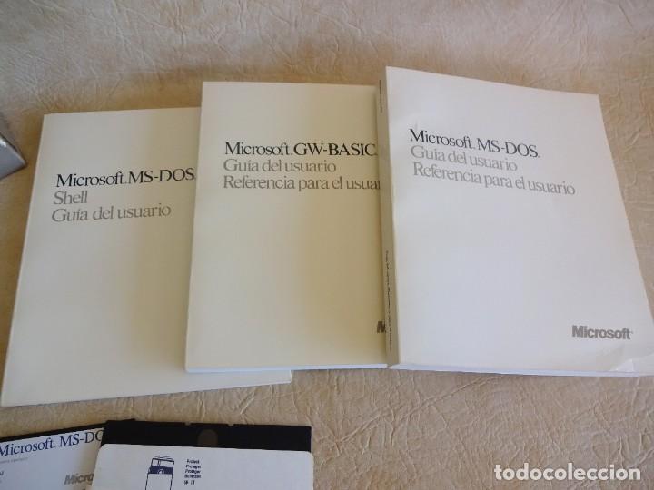 Antig&uuml;edades: sistema operativo ms-dos version 4.01 manual y discos microsoft MS DOS - Foto 4