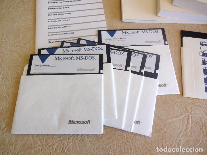 Antig&uuml;edades: sistema operativo ms-dos version 4.01 manual y discos microsoft MS DOS - Foto 8