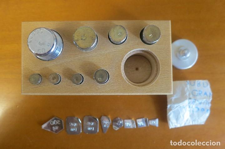 Antig&uuml;edades: taco de pesas de 100 gr contrastadas COBOS - Foto 3
