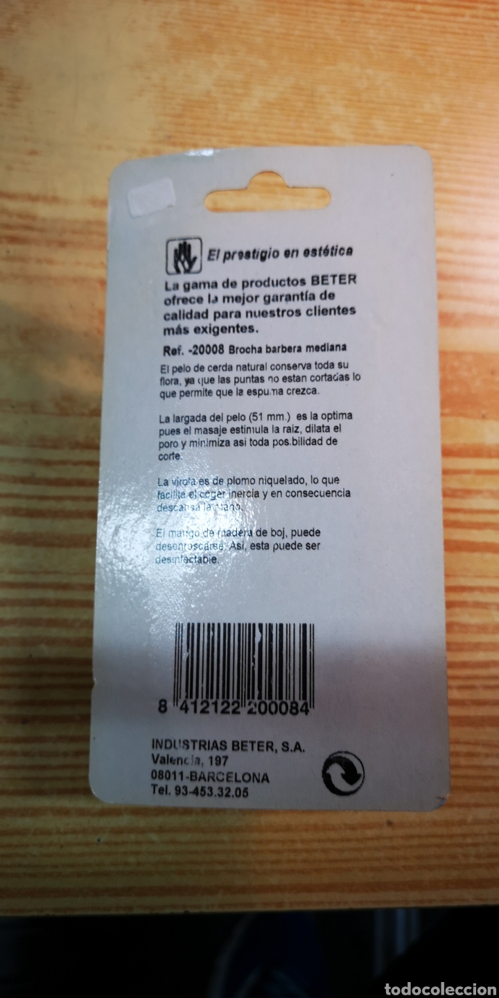Antig&uuml;edades: Brocha afeitado Beter a estrenar - Foto 2