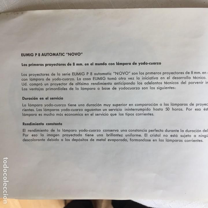 Antig&uuml;edades: Proyector P8 Automatic Novo de EUMIG - Foto 3