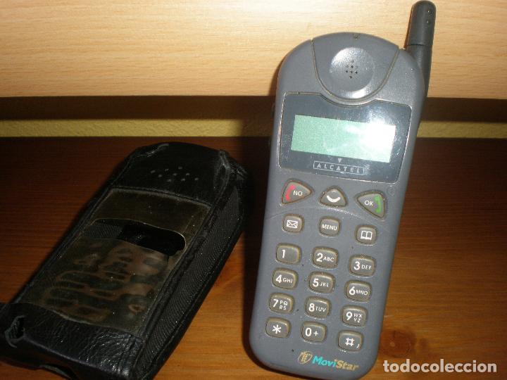 Tel&eacute;fonos: ALCATEL,MOVIL ANTIGUO MOVISTAR Y FUNDA - Foto 2