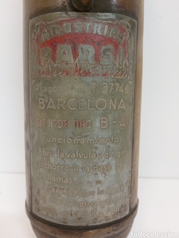 Antig&uuml;edades: Extintor PARSI Tipo A-B - Foto 4