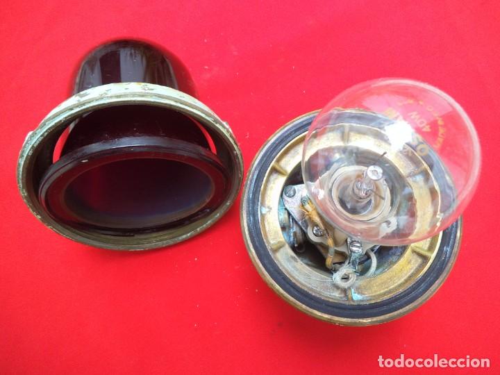 Antig&uuml;edades: Luz o aplique de interior de un buque de la Armada Espa&ntilde;olas. - Foto 3