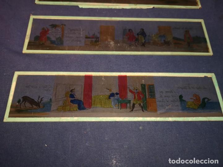 Antig&uuml;edades: PLACAS DE CRISTAL PARA LINTERNA - Foto 2
