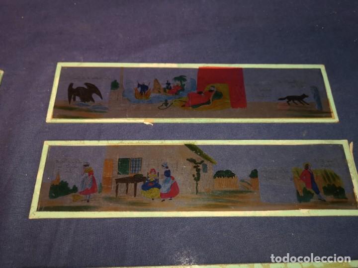 Antig&uuml;edades: PLACAS DE CRISTAL PARA LINTERNA - Foto 4