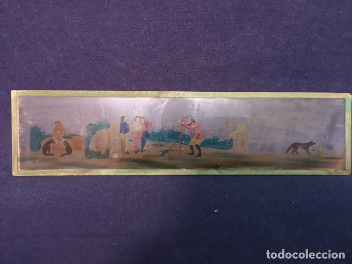 Antig&uuml;edades: PLACAS DE CRISTAL PARA LINTERNA - Foto 6