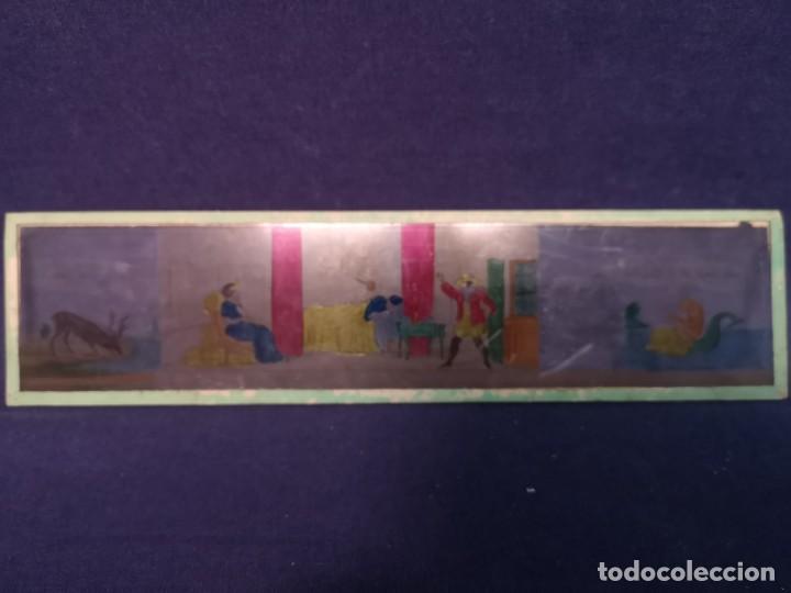 Antig&uuml;edades: PLACAS DE CRISTAL PARA LINTERNA - Foto 7