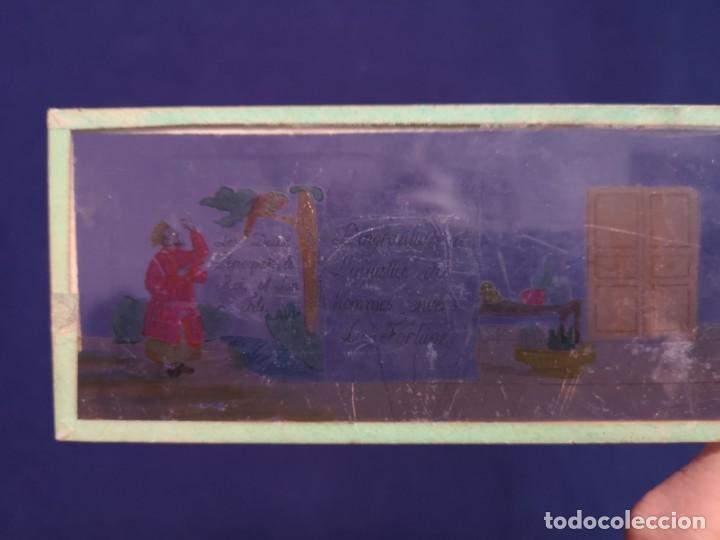 Antig&uuml;edades: PLACAS DE CRISTAL PARA LINTERNA - Foto 10