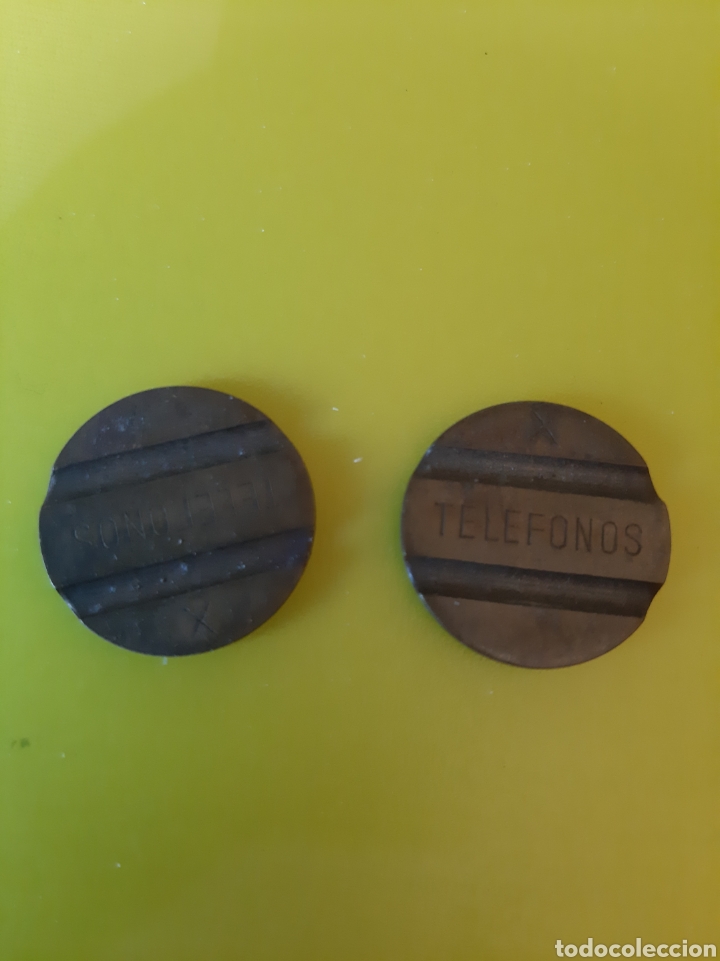 Tel&eacute;fonos: 2 FICHAS TEL&Eacute;FONO ESPA&Ntilde;A X - Foto 1