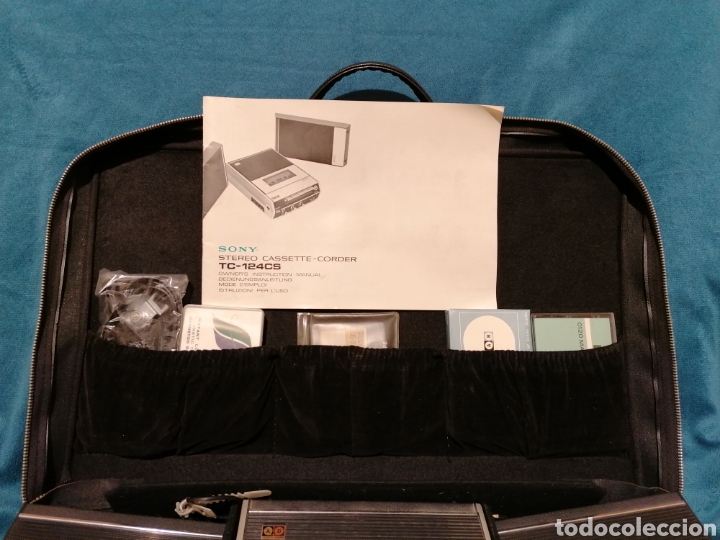 Antig&uuml;edades: SONY STEREO CASSETTE-CORDER TC-124CS - Foto 2