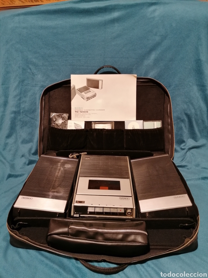 Antig&uuml;edades: SONY STEREO CASSETTE-CORDER TC-124CS - Foto 1