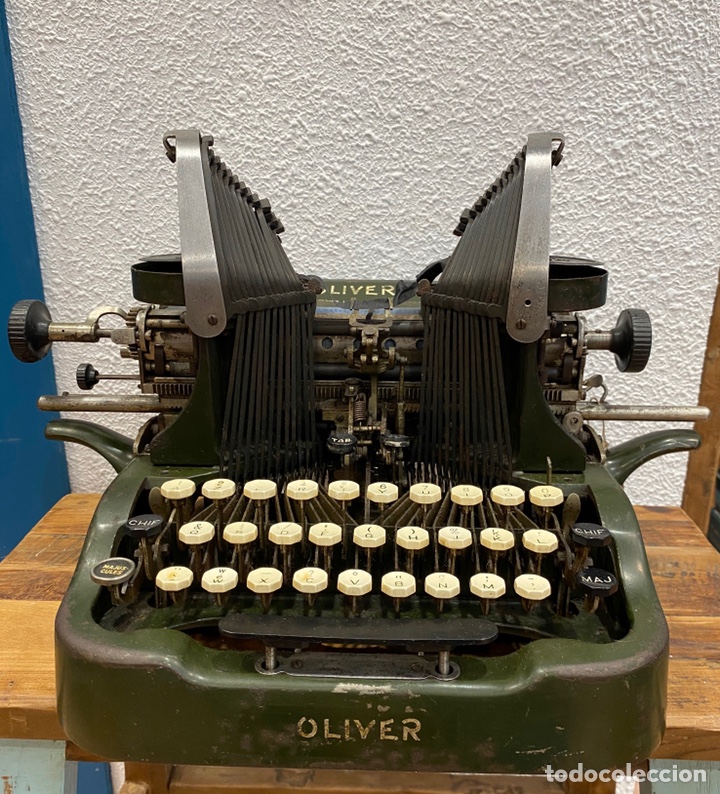 Antigüedades: Máquina de escribir Oliver 9 - Foto 2 - 204600990