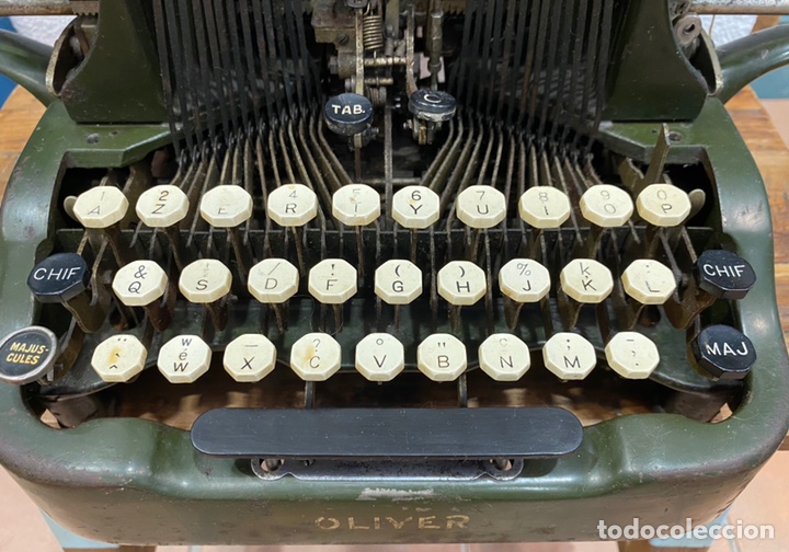 Antigüedades: Máquina de escribir Oliver 9 - Foto 3 - 204600990