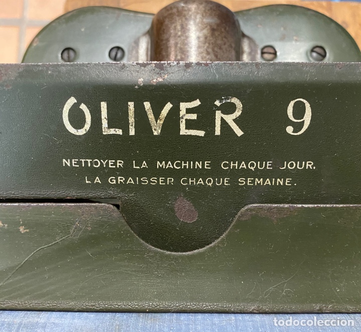 Antigüedades: Máquina de escribir Oliver 9 - Foto 8 - 204600990