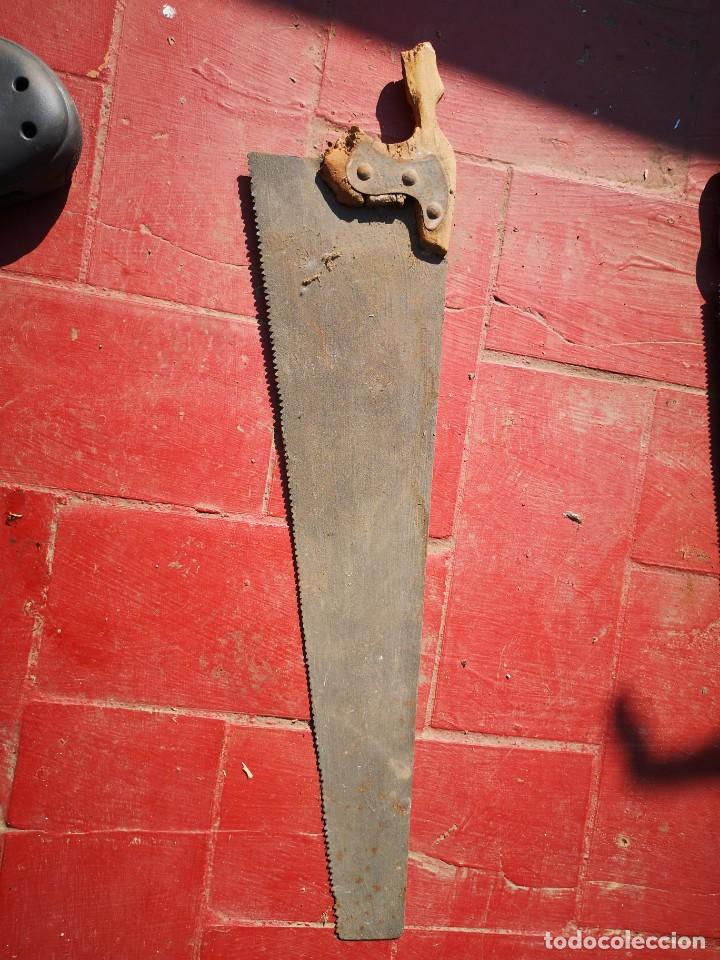 Antig&uuml;edades: Lote de 5 sierras manuales - Foto 4