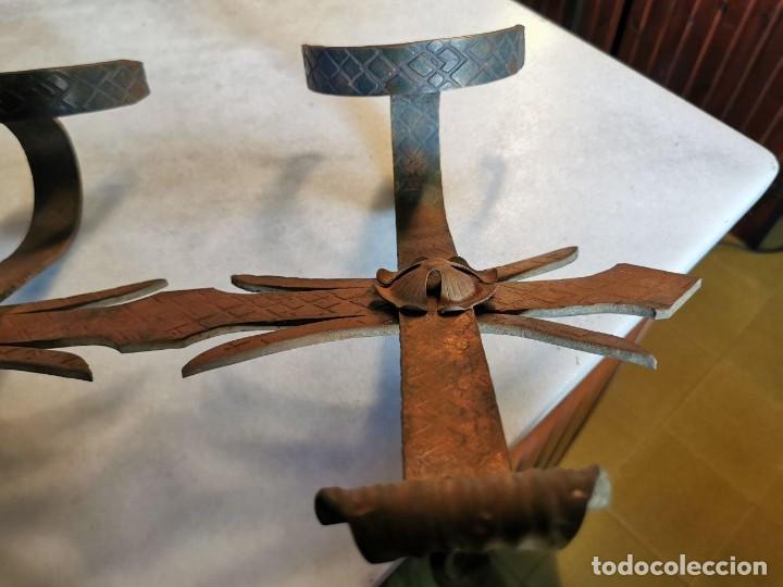 Antig&uuml;edades: PERCHERO DE HIERRO DE FORJA, BA&Ntilde;O DE BRONCE - Foto 5