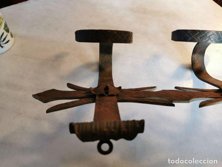 Antig&uuml;edades: PERCHERO DE HIERRO DE FORJA, BA&Ntilde;O DE BRONCE - Foto 7