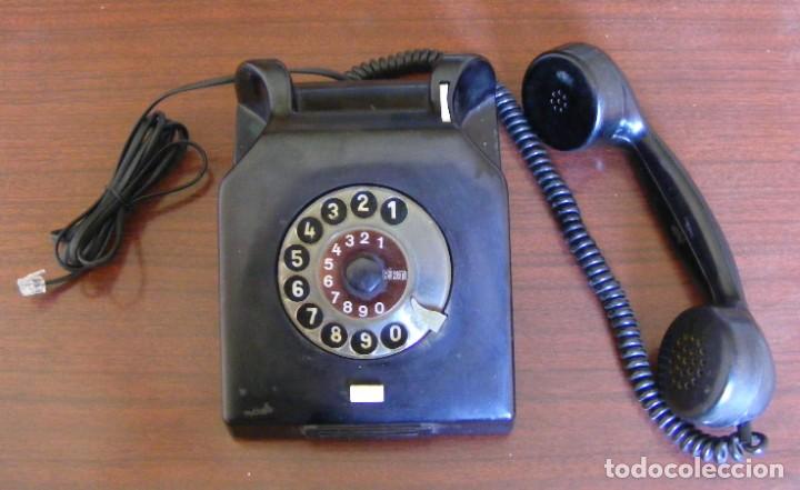 Tel&eacute;fonos: TEL&Eacute;FONO ANTIGUO DE BAQUEL&Iacute;TA,FUNCIONA - Foto 3