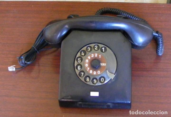 Tel&eacute;fonos: TEL&Eacute;FONO ANTIGUO DE BAQUEL&Iacute;TA,FUNCIONA - Foto 4