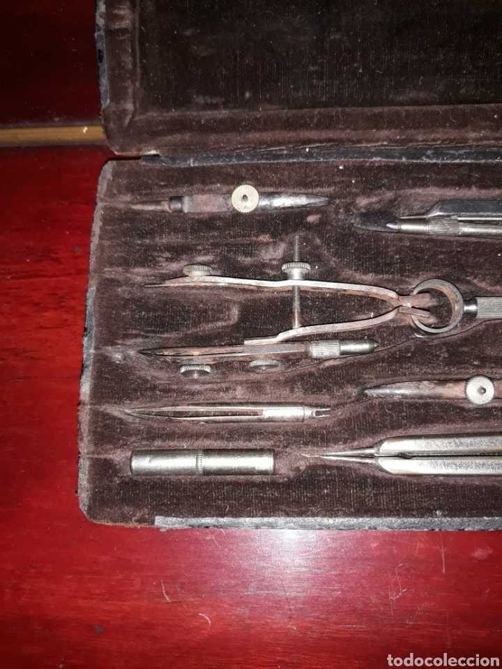 Antig&uuml;edades: Estuche de compases - Foto 2