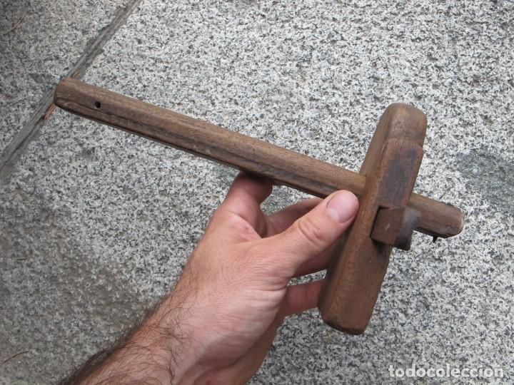 Antig&uuml;edades: HERRAMIENTA, gramil PARA MADERA, DE CARPINTERO O EBANISTA. - Foto 3