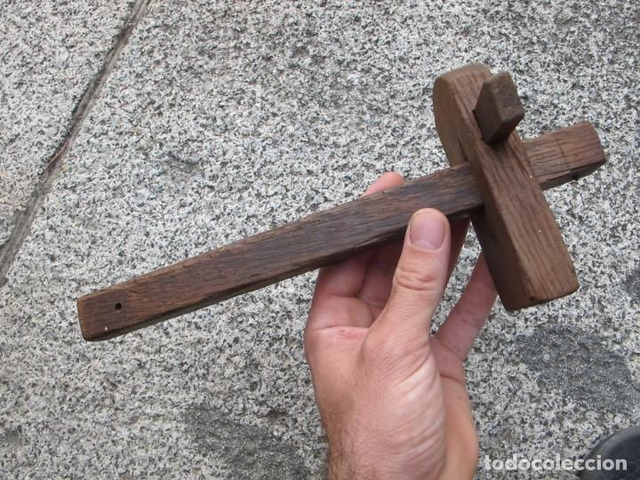 Antig&uuml;edades: HERRAMIENTA, gramil PARA MADERA, DE CARPINTERO O EBANISTA. - Foto 11