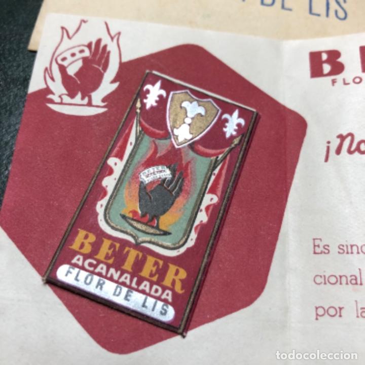 Antig&uuml;edades: Hoja de afeitar Beter flor de lis. - Foto 2