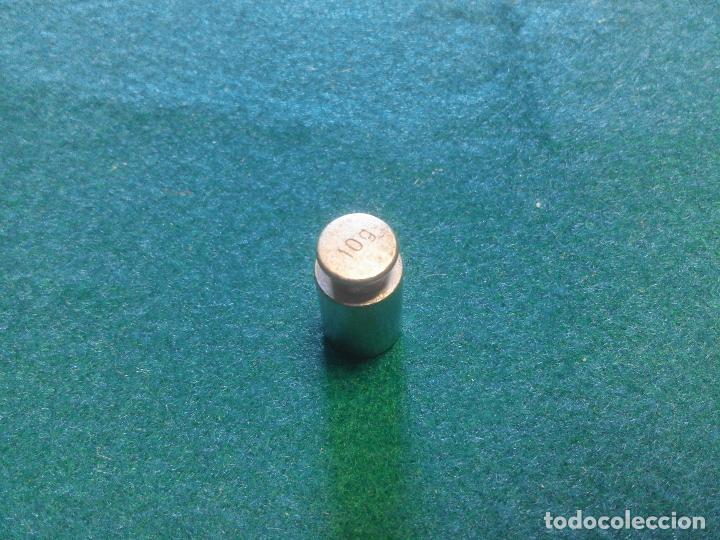 Antig&uuml;edades: ANTIGUA PESA PARA BALANZA DE PRECISION - Foto 1