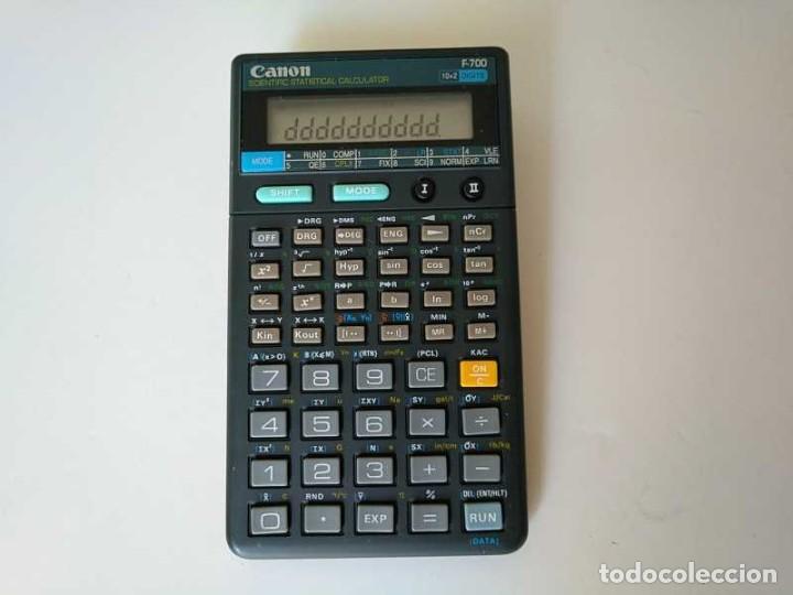Antig&uuml;edades: NO FUNCIONA - CALCULADORA CANON F-700 PROGRAMABLE CIENTIFICA ESTADISTICA PROGRAMMABLE STATISTICAL - Foto 9