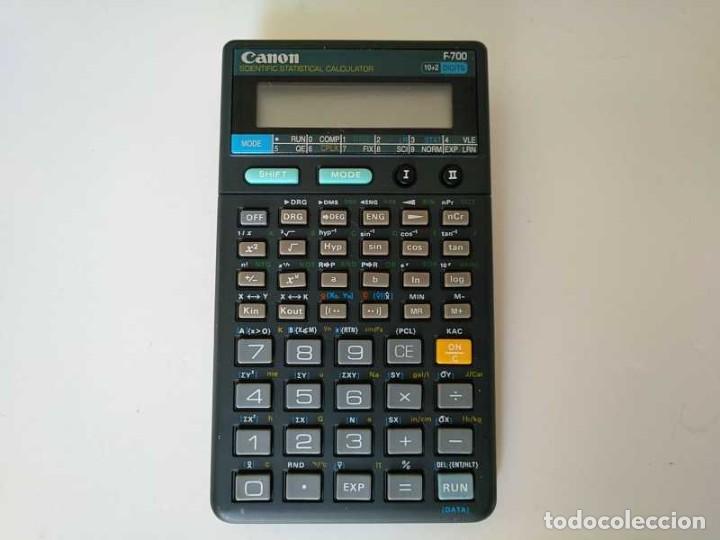 Antig&uuml;edades: NO FUNCIONA - CALCULADORA CANON F-700 PROGRAMABLE CIENTIFICA ESTADISTICA PROGRAMMABLE STATISTICAL - Foto 22