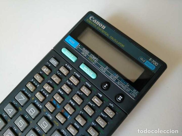 Antig&uuml;edades: NO FUNCIONA - CALCULADORA CANON F-700 PROGRAMABLE CIENTIFICA ESTADISTICA PROGRAMMABLE STATISTICAL - Foto 23