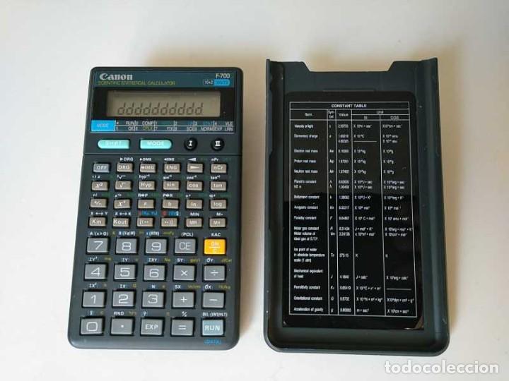 Antig&uuml;edades: NO FUNCIONA - CALCULADORA CANON F-700 PROGRAMABLE CIENTIFICA ESTADISTICA PROGRAMMABLE STATISTICAL - Foto 31