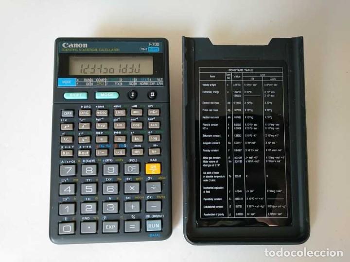 Antig&uuml;edades: NO FUNCIONA - CALCULADORA CANON F-700 PROGRAMABLE CIENTIFICA ESTADISTICA PROGRAMMABLE STATISTICAL - Foto 34